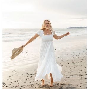 Hanalei Maxi Dress White. Solai The Label brand